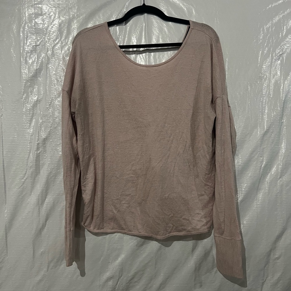 Abercrombie & Fitch Pink Twist Back Top Size Large